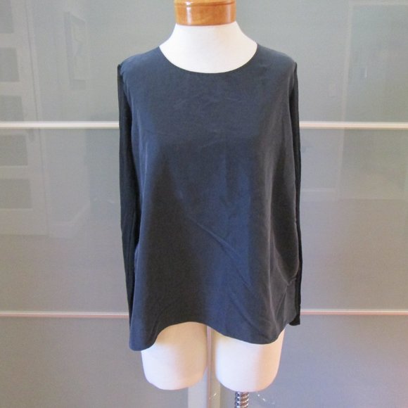 COS Contrast Fabric Wool / Modal Long Sleeve - Picture 1 of 6